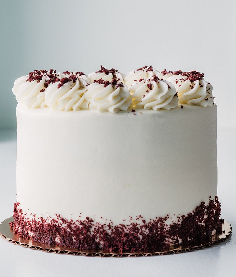 54 Jaw-Droppingly Beautiful Birthday Cake : Red Velvet Cake With Donuts
